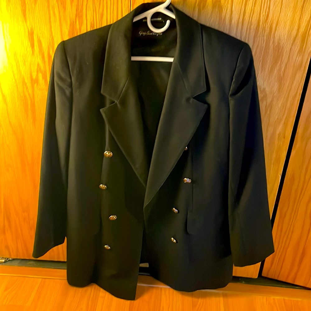 Vintage Giorgio di Sant' Angelo Black Blazer